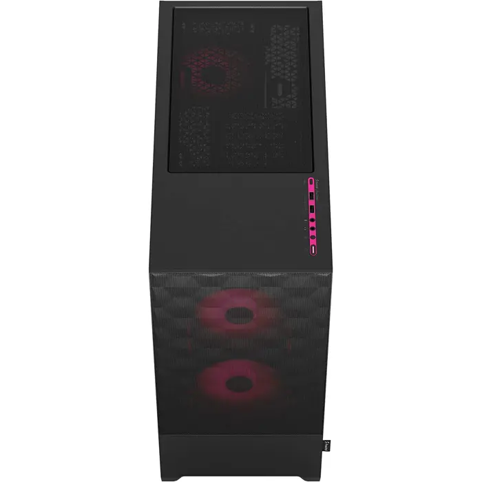 Fractal Design Pop Air RGB magenta Core TG Clear Tint, Tower Case (black/magenta)