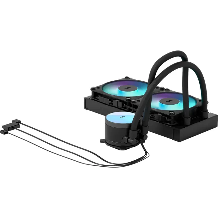 Fractal Design Radius 240 RGB Black (black)