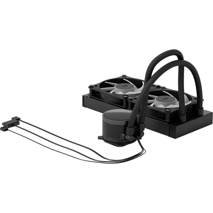 Fractal Design Radius 240 RGB Black (black)
