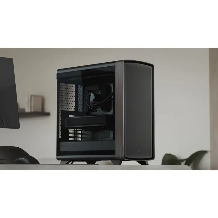 Fractal Design Summit Black TG Light Tint (black/wood)