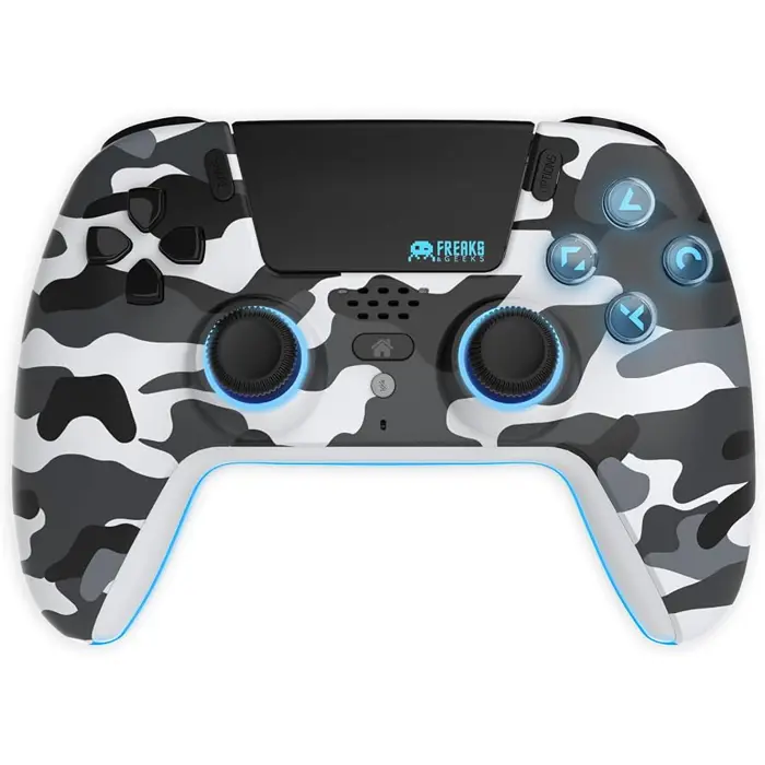 Freaks and Geeks - PS5 Wireless LED Controller - White Camo