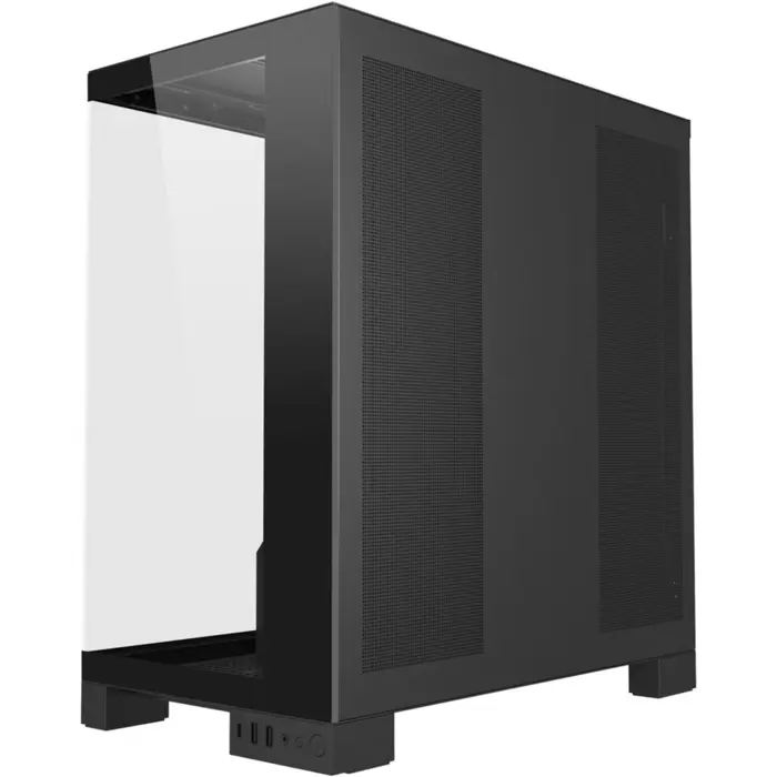 FSP M540, tower case black, tempered glass x 2