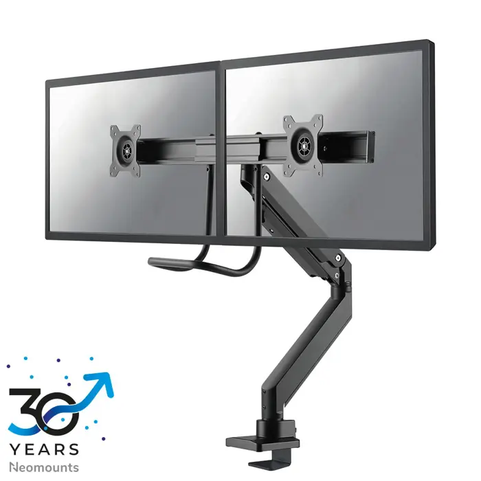 Full Motion DualDesk Mnt - Blk