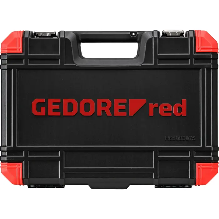 Gedore Red Torx screwing tool set, 1/4 "+ 1/2", 75-Piece Tool Set (red / black, in case)