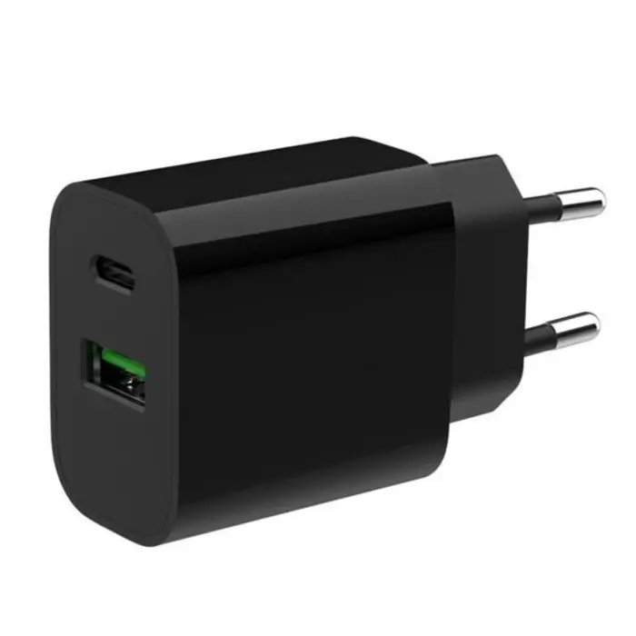 Gembird 2-port 20 W USB fast charger, black