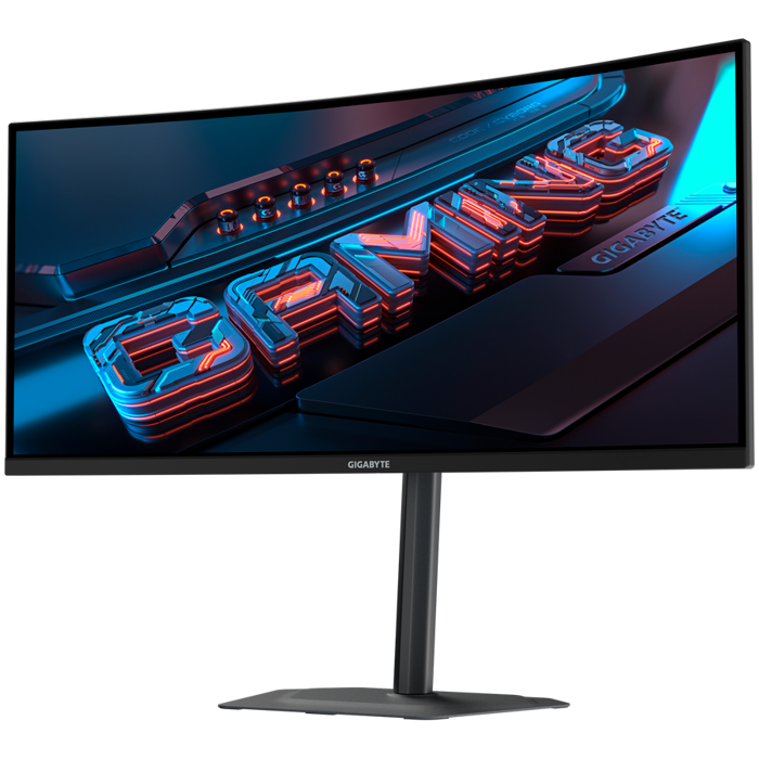 Gigabyte 34" 3440 x 1440 (WQHD), VA 1500R 200Hz, 125% sRGB, 1ms, 450 cd/m2, 4000:1 FreeSync Premium Pro, HDR 400, HDMI, DisplayPort, Speakers
