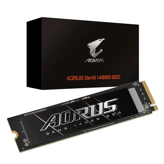 GIGABYTE AORUS Gen5 14000 1 TB M.2 PCI Express 5.0 NVMe 3D TLC NAND