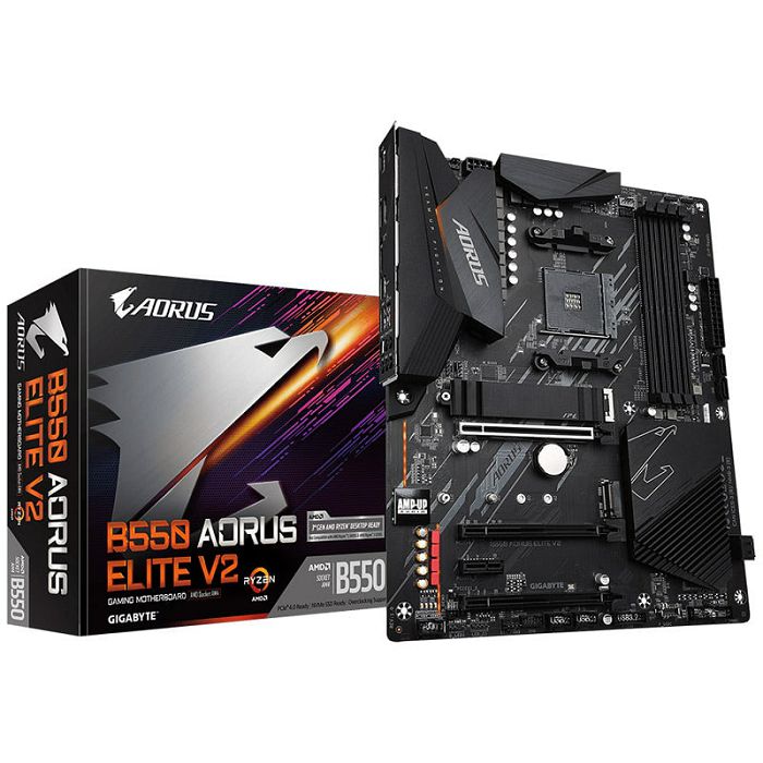 GIGABYTE B550 AORUS Elite V2, AMD B550 Mainboard - Socket AM4 B550 AORUS ELITE V2