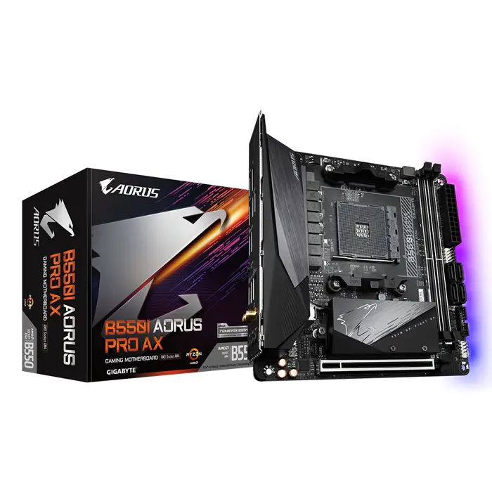 Gigabyte B550I AORUS PRO AX motherboard AMD B550 AM4 socket Mini-ITX