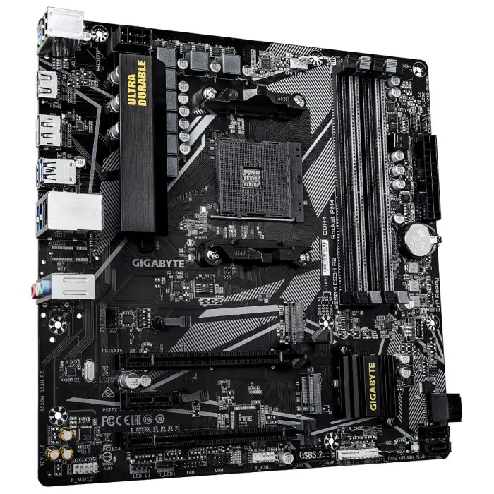 GIGABYTE B550M DS3H R2, DDR4, SATA3, USB3.2Gen1, DP, AM4 mATX