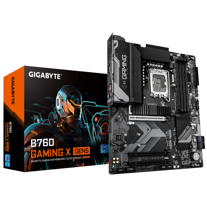 GIGABYTE B760 GAMING X GEN5, DDR5, SATA3, USB3.2Gen2, DP, LGA1700 ATX