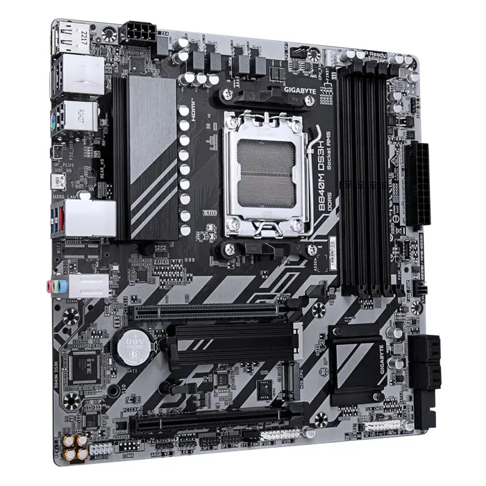 Gigabyte B840M DS3H Motherboard (B840,AM5,mATX,DDR5)