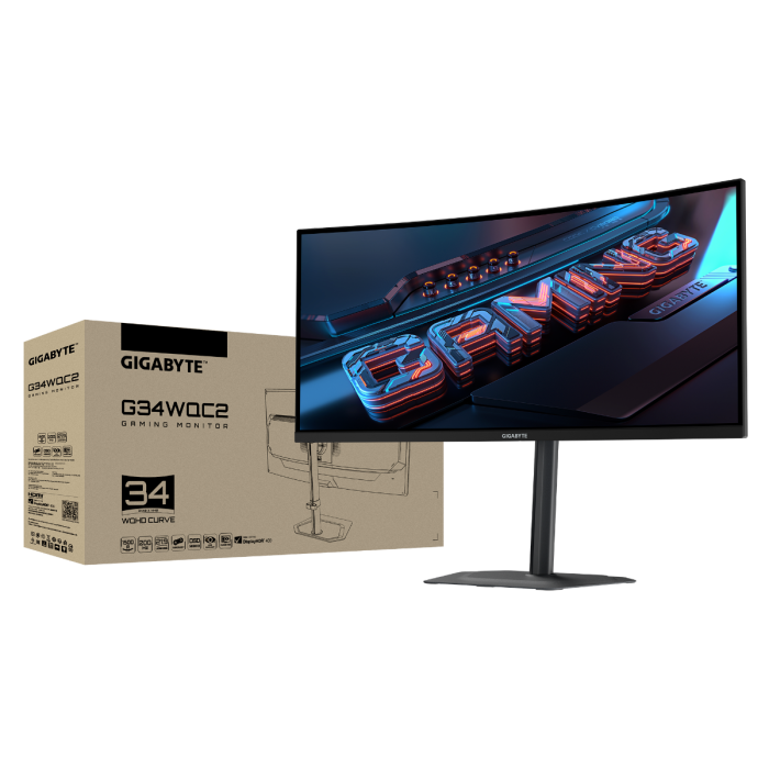 GIGABYTE G34WQC2 34" VA WQHD, 1ms, 200Hz gaming monitor