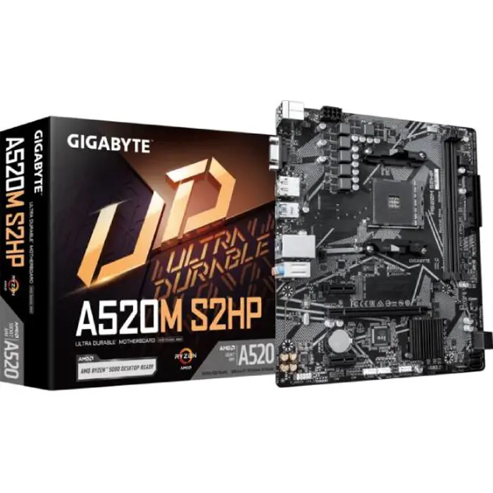 Gigabyte GA-A520M-S2HP,AM4,S3, U3, mATX