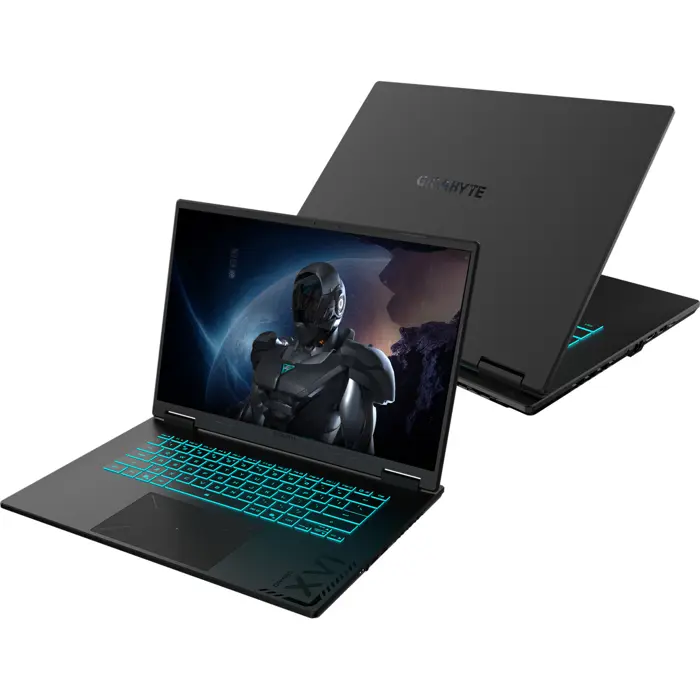 GigaByte GAMING A16 3VHK3DE894SH (black, AMD Ryzen 7 260, NVIDIA GeForce RTX 5060, 16 GB DDR5, 1 TB (1 TB SSD), Windows 11 Home) - German - DE Layout