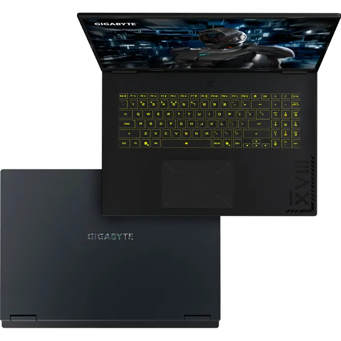 GigaByte GAMING A18 PRO DYJ (black, Intel Core? 7 240H, NVIDIA GeForce RTX 5080, 32 GB DDR5, 1 TB (1 TB SSD), Windows 11 Home) - German - DE Layout