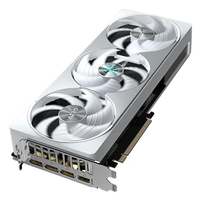 GIGABYTE GeForce RTX 5080 AERO OC SFF 16G Graphics Card - 16GB GDDR7, 256bit, PCI-E 5.0, 2730MHz Core Clock, 3 x DisplayPort, 1 x HDMI, GV-N5080AERO OC-16GD