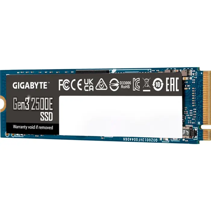 GIGABYTE Gen3 2500E SSD 500GB (PCIe 3.0 x4, NVMe 1.3, M.2 2280)
