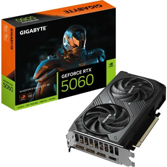 Gigabyte GF RTX5060 Windforce Max OC V2, 8GB GDDR7