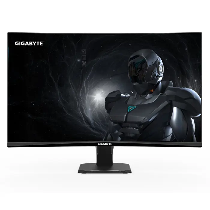 GIGABYTE GS27FC2 27" FHD Curved Gaming Monitor - 1920 x 1080, 240Hz, 1, 350 cd/m², HDR Ready, HDMI 2.0, Displayport 1.4