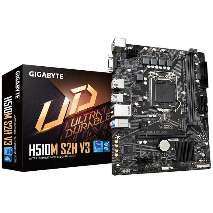 GIGABYTE H510M S2H V3, Intel H470 Mainboard, Socket 1200, DDR4 H510M S2H V3