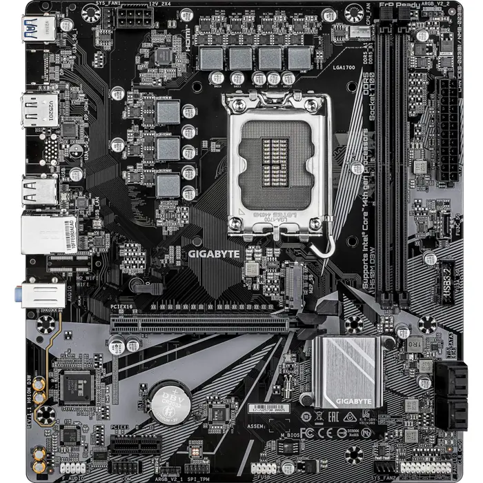 GigaByte H610M D3W (black/grey) - Socket 1700 - motherboard