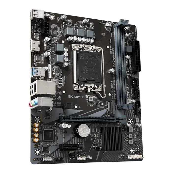 Gigabyte H610M K DDR4 1.0 motherboard Intel H610 Express LGA 1700 micro ATX