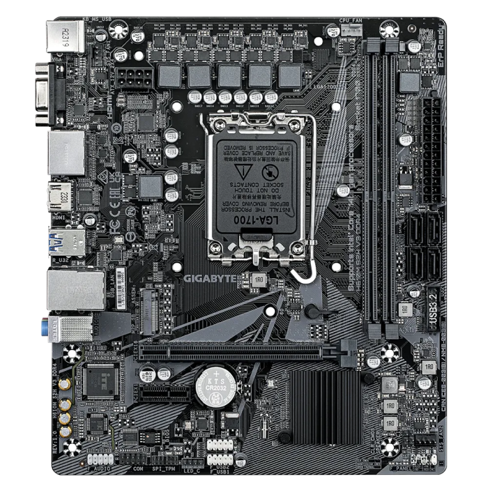 GIGABYTE H610M S2H V3 DDR4, DDR4, SATA3, HDMI, USB3.2Gen1, LGA1700 mATX