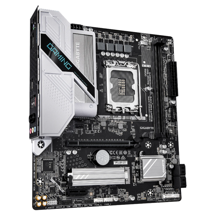 GIGABYTE H810M GAMING WIFI6, DDR5, SATA3, DP, USB3.2Gen1, Wi-Fi 6, LGA1851 mATX