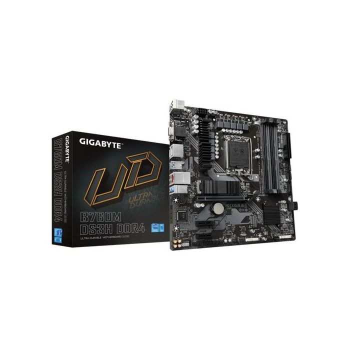 Matična GIGABYTE B760M DS3H DDR4, 4xDDR4, S.1700