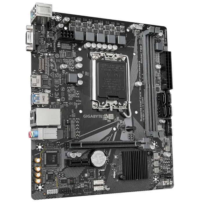 Gigabyte MB H610M H V3 DDR4, S.1700, 2xDDR4/3200, PCIe 4.0, G-LAN, VGA/HDMI, mATX