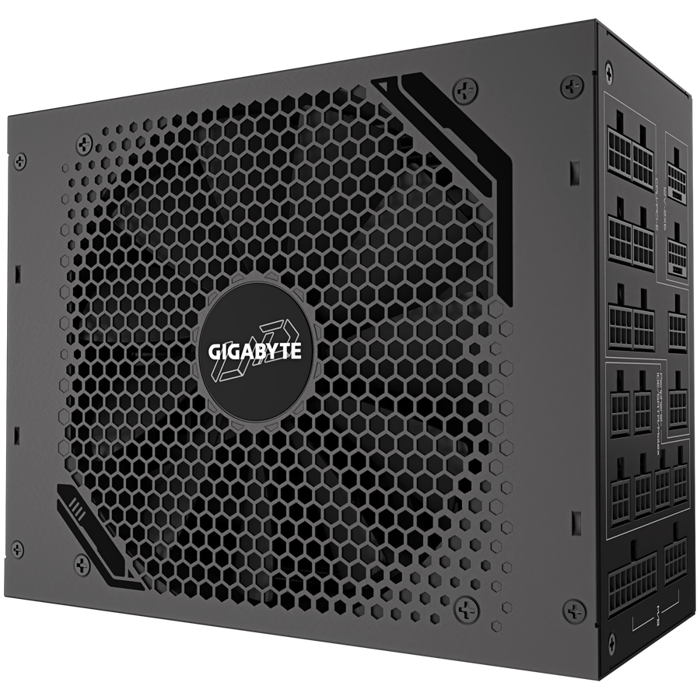 GIGABYTE UD1600PM PG5 Power Supply 1600W, 80+ Platinum, ATX 3.1, PCIe Gen 5.0, Modular, EU