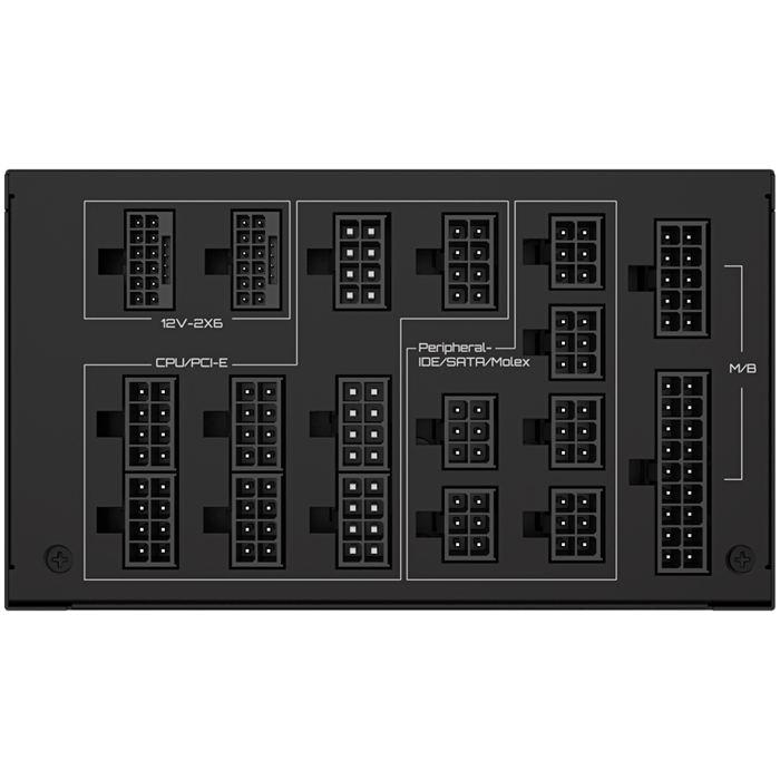 GIGABYTE UD1600PM PG5 Power Supply 1600W, 80+ Platinum, ATX 3.1, PCIe Gen 5.0, Modular, EU