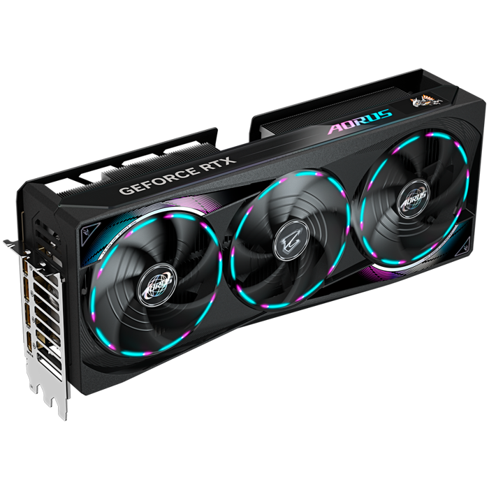 GIGABYTE Video Card NVIDIA GeForce RTX 5070 Ti AORUS MASTER 16G (16GB GDDR7/256bit, PCI-E 5.0, Recommended PSU 750W, 3xDP, 1xHDMI) ATX