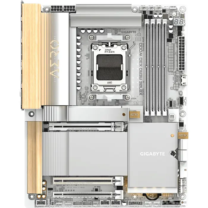 Gigabyte X870E AERO X3D Wood Edition, S.AM5