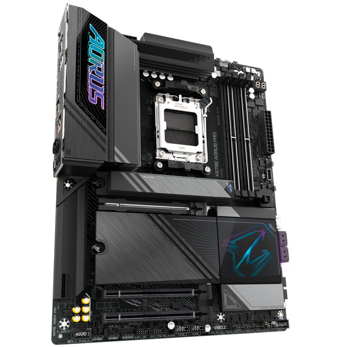 GIGABYTE X870E AORUS PRO, Socket AM5, 4x DDR5, ATX