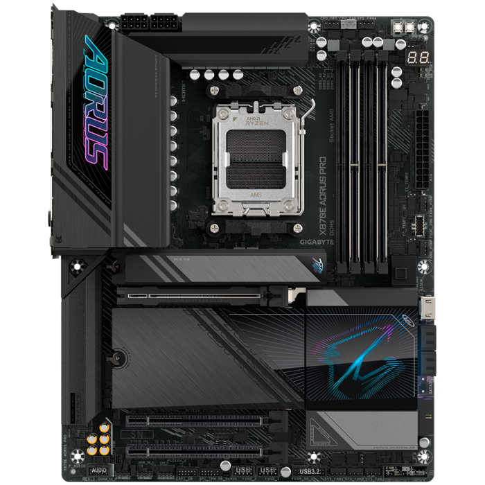 GIGABYTE X870E AORUS PRO, Socket AM5, 4x DDR5, ATX