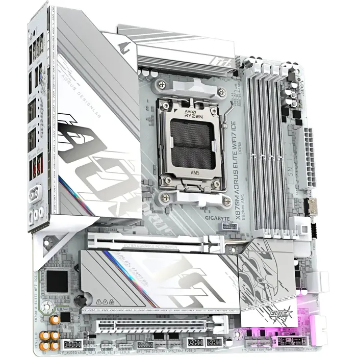 GigaByte X870M AORUS ELITE WIFI7 ICE (white)