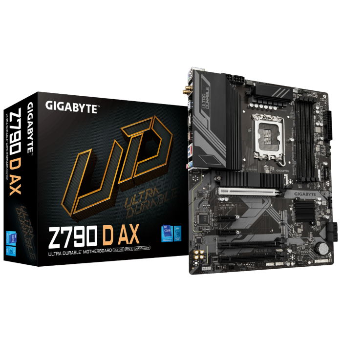 GIGABYTE Z790 D AX, DDR5, SATA3, USB3.2Gen2x2, DP, 2.5GbE, LGA1700 ATX