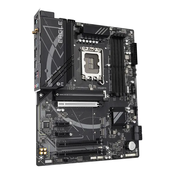 GIGABYTE Z790 EAGLE AX Motherboard - Supports Intel Core 14th Gen CPUs, 12+1+1Phases Digital VRM, up to 7600MHz DDR5 (OC), 3xPCIe 4.0 M.2, Wi-Fi 6E, 2.5GbE LAN, USB 3.2 Gen 2