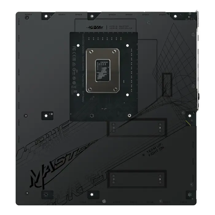 GIGABYTE Z890 AORUS MASTER AI TOP Motherboard - Supports Intel Core Ultra (Series 2) CPUs, 20+1+2 phases VRM, up to 9500MHz DDR5 (OC), PCIe 5.0 M.2, Wi-Fi 7, Thunderbolt 4