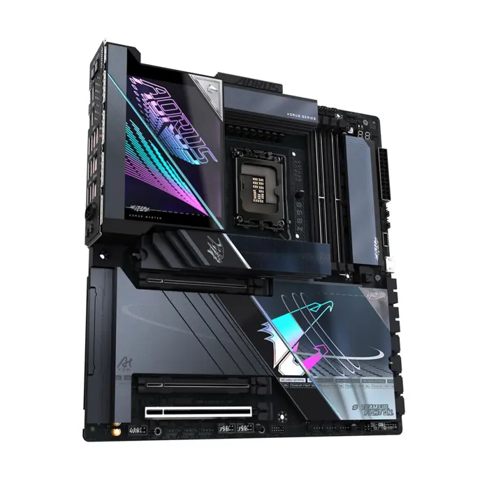 GIGABYTE Z890 AORUS MASTER AI TOP Motherboard - Supports Intel Core Ultra (Series 2) CPUs, 20+1+2 phases VRM, up to 9500MHz DDR5 (OC), PCIe 5.0 M.2, Wi-Fi 7, Thunderbolt 4