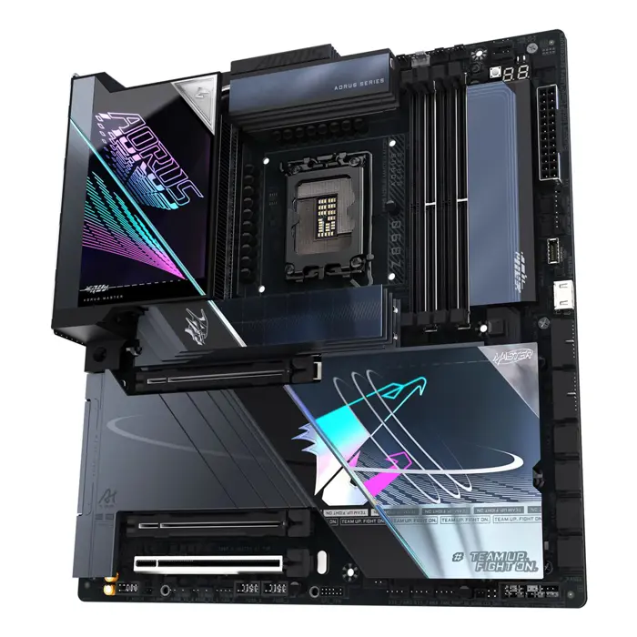 GIGABYTE Z890 AORUS MASTER AI TOP Motherboard - Supports Intel Core Ultra (Series 2) CPUs, 20+1+2 phases VRM, up to 9500MHz DDR5 (OC), PCIe 5.0 M.2, Wi-Fi 7, Thunderbolt 4