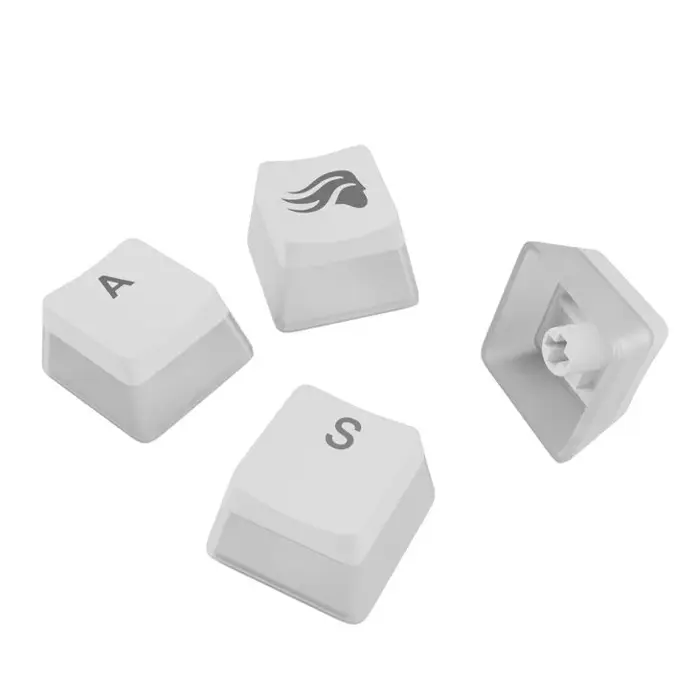 Glorious Aura V3 Keycaps, ISO Layout (DE), PBT, Doubleshot - Weiß-GLO-KB-ACC-KC-GPBT-AURA-WHT-DE