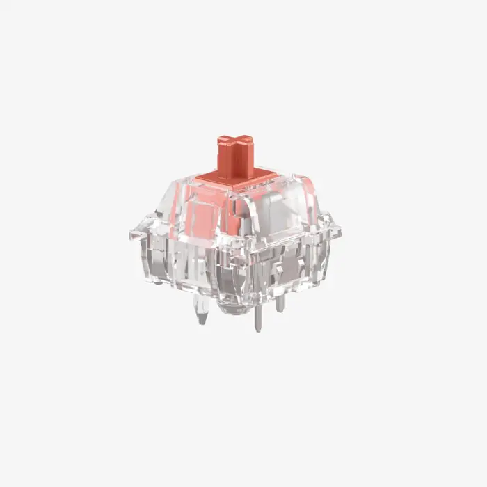 Glorious Fox Ultralight Switches, mechanical, 5-pin, linear, MX-Stem, 30g - lubed, 110 pieces