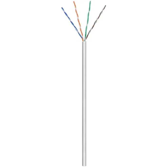 Goobay network cable Cat.6, U/UTP (gray, 100 meters)