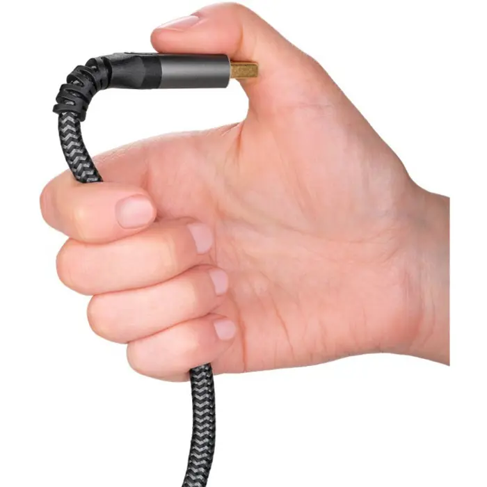 Goobay Plus DisplayPort 2.0/2.1 cable, 8K @ 144Hz, 54 Gbit/s (gray, 2 meters)
