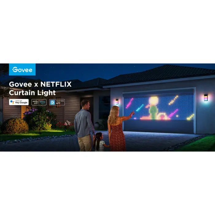 Govee Netflix Curtain Lighting