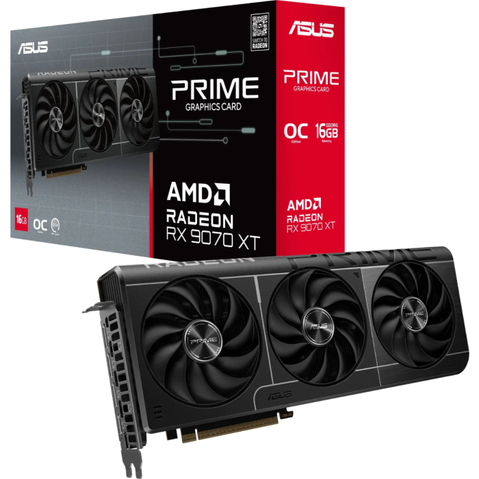 Grafička ASUS PRIME Radeon RX 9070 XT OC 16GB GDDR6