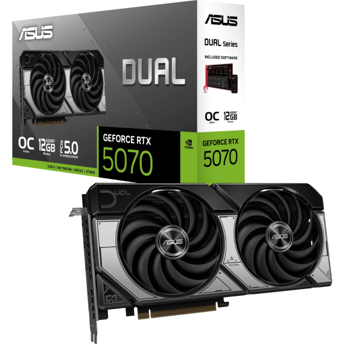 Grafična kartica ASUS Dual GeForce RTX 5070, 12GB GDDR7, PCI-E 5.0